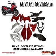 COVERSET ADV160 ORIGINAL RED 06900-K0W-MA0ZC HONDA ADV 160 BODY COVER SET