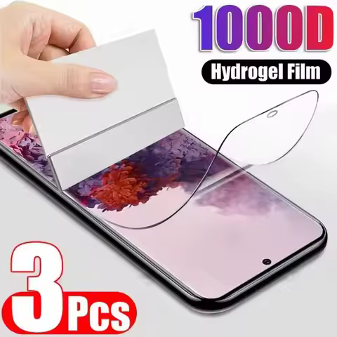 3Pcs HD Hydrogel Film For Motorola Moto E7 Power G Plus G31 G32S G41 G51 G71 5G Screen Protector Not