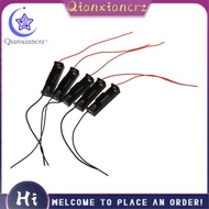 5pcs 15.2cm Wire Pipe Plastic 1 x 1.5V AAA Battery Storage Case Holder Black