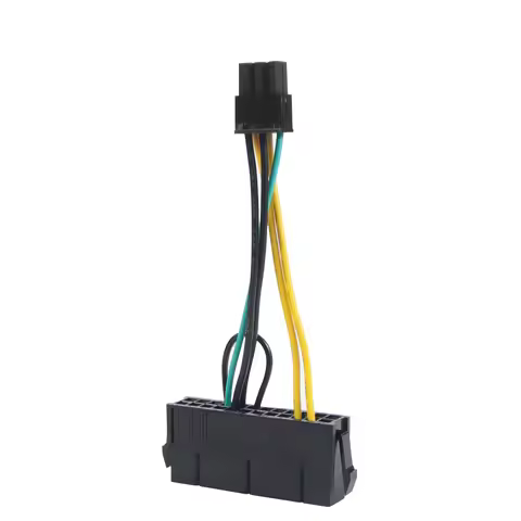 For DELL for Acer 3050 6 PIN Motherboard Adapter Cable 24Pin to 6Pin Power Supply Cable Cord 24p to 