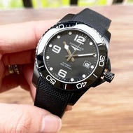 Langqin Watch Black Samurai Concas West Iron City Movement 41mm Men's Watch Tape Luminous Wrist Watc