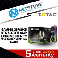 ZOTAC GAMING GEFORCE RTX 5070 TI AMP EXTREME INFINITY 16GB GDDR7 GRAPHICS CARD - ZT-B50710B-10P