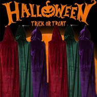 2025 Halloween Cape Masquerade Cosplay Witch Death Costume Adult Velvet Cape Vampire Horror Cape