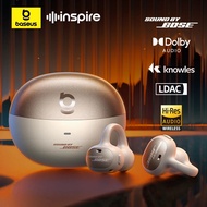 Baseus Inspire XC1 Ear Clip Wireless Earbuds Bluetooth 6.1 Hi-Res Open Earphones earrings 4-Mics Cli