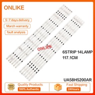 (NEW 1 SET) SAMSUNG 58" LED UA58H5200AR / UA58H5200ARXXM  TV BACKLIGHT / LED TV LAMPU (READY STOCK) 