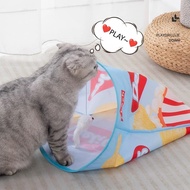 Creative Potato Chip Bag Folding Ring Paper Cat Tunnel Cat Toy Self High Fun Hide and Seek Rolling D