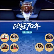 Championship 70th Anniversary Alloy Coin Football Star Macy C Luo Merchandise Fans Game Toy Gift Met