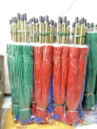 ร่มแม่ค้า ร่มด้ามต่อ ร่มตลาดนัด ร่มขนาด50นิ้ว 60นิ้ว มี3สี แดง/น้ำเงิน/เขียว ผ้าใบPVC ผ้าหน้าเดียว ร