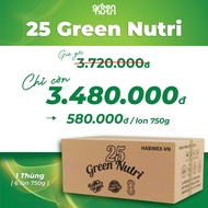 Thùng 6 Lon 750gr Sữa Hạt Ngũ Cốc 25 Green Nutri - Nhập Khẩu 100%
