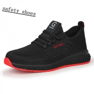 [Ready Stock& COD]  GUYISA Safety Shoes Steel Cap Men'S Shoes  Safety Boots Dq2a