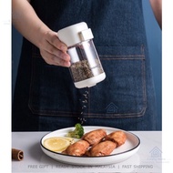 Japanese Measuring Seasoning Jar Salt Shaker Push Type Salt Dispenser Salt Tank Sugar Bottle