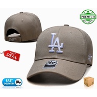 Los Angeles Dodgers Baseball Cap Topi LA '47 Brand MLB Clean Up Hat Men Women Runner Golf Caps Outdo