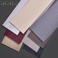 HSHELAN Skirting Line, Wood Grain Living Room Floor Tile Sticker, Home Decor Waterproof Windowsill Self Adhesive Corner Wallpaper