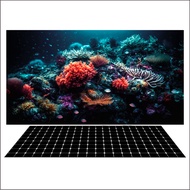 3d Glue Decal Painting, Aquarium Fish Tank Sticker, Arowana Fish Tank (Back Sticker Painting)