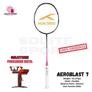 HUNDRED AEROBLAST 7 RACKET READY-TO-USE FULLSET BADMINTONOriginal
