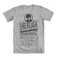 GEEK TEEZ Sherlock Holmes for Hire Men's T-Shirt