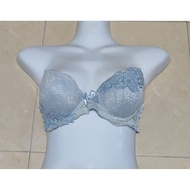 Bra (No Straps) Size B32/70 Blue Second Hand
