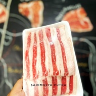 daging slice , daging yoshinoya, teriyaki , bbq shortplate US 500gr