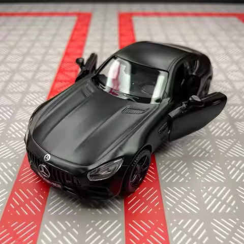 1:36 Mercedes-Benz C63S Coupe Alloy Sports Car Model Diecasts Metal Vehicles Car Model High Simulati