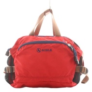 Aigle Waist Bag Crossbody Nylon Red Direct from Japan Secondhand