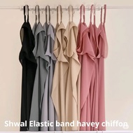 Chiffon Shawl with Elastic Band Adjustable Chiffon Shawl