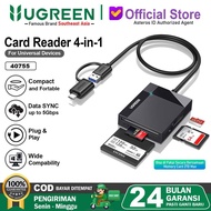 UGREEN Card Reader USB 3.0 With OTG Type C Plug 40755 - UGREEN 40755