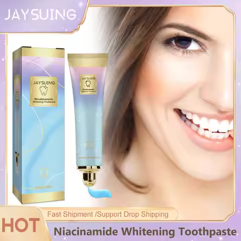 Niacinamide Whitening Toothpaste Stain Removal Sensitive Teeth Strengthening Dazzling White Fresh Br