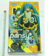 日版【初音未來 SPM pansy figure 公仔 三色堇】景品 初音 未來 PVC HATSUNE MIKU 甩蔥