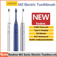 ใหม่ ของแท้ แปรงสีฟันไฟฟ้า realme M2 Sonic Type C IPX7 กันน้ํา 2022 SDf