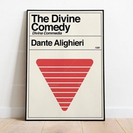 Fall Albert Camus, Sacred Comedy, Book Fiction Philosophy Vintage Literature Wall Art Canvas Nordic 