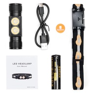 Sofirn Headlamp H25L18650 Rechargeable 1200LM USB C Dual LH351D 90CRI 5000K Head Flashlight Camping