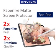 Anvers Paperlike Matte Screen Protector for iPad 9 Air 4 Air 5 Pro 11 mini 6 Paper-Feel Screen Film Anti-Glare
