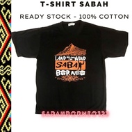 T-Shirt Baju Sabah Borneo premium COTTON [ LAND BELOW THE WIND ]