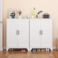 Steel Shoe Cabinet Entrance Foyer Storage Cabinet Large Capacity Shoe Cabinet