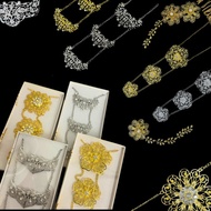 Kerongsang Dokoh Songkok Bulan Bintang Sabit Single Pin Pengantin Tanjak Melayu Muslimin Brooch For 