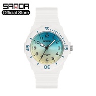 SANDA Original นาฬิกาข้อมือสตรีรายชื่อใหม่นาฬิกาสไตล์แฟชั่น Luxury QUARTZ กันน้ำกลางแจ้งนาฬิกาข้อมือสตรี