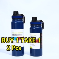 【Buy 1 Take 1】 2Pcs Aqua Flask Tumbler Sale Portable 1000ml Tumbler Hot And Cold Tumbler Water Bottl