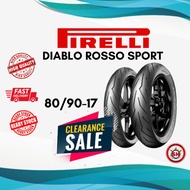 Tayar Clearance Stock Tayar Pirelli 80/90-17 70/90-17 90/80-17 Rosso Sport / Angel City / Diablo Ros