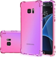 Ốp lưng cho Samsung Galaxy S7 Edge/S7 | Ốp TPU 4 bảo vệ góc chống sốc | Ốp TPU màu gradient