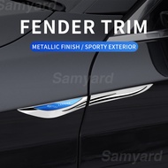 1 Pair Car Fender Side Wing Emblem Badge Metal For Jaguar XE XF E F I PACE F-TYPE XE XF