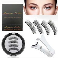 Foreign Trade Hot-selling Source Glue-free Supernatural 4 Magnetic 3D Magnetic Eyelashes