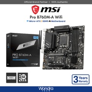 MSI PRO B760M-A WIFI | Micro ATX | DDR5 Motherboard