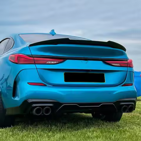Rear Trunk Lid Car Spoiler For 21-23 BMW 2 Series F44 Glossy Black ABS Plastic Material Accessories