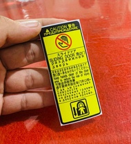 Sticker JDM ( SLIDING DOOR )