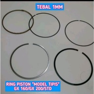 MESIN Thin Ring Piston Piston Piston Piston Piston Engine genset gx160, gx200 68MM Honda