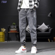 【jeans lelaki】jeans menJeans men's Korean fashion loose and versatile Harem Pants 9-point Leggings c