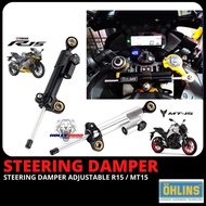 DAMPER YAMAHA R15 R15M OHLIN MATRIS ADJUSTABLE STEERING BRACKET DAMPER PREMIUM QUALITY
