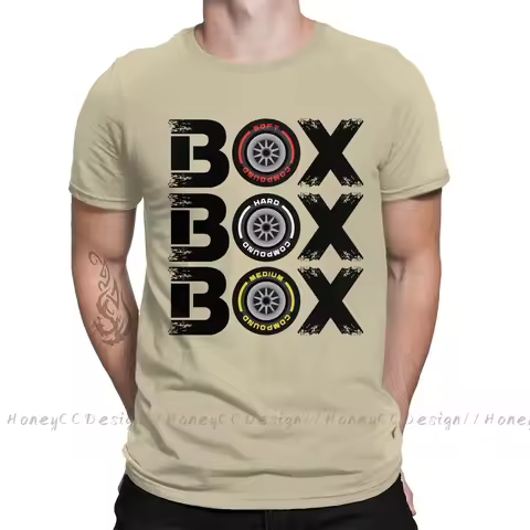 High Quality Men Formula 1 f1 Black T-Shirt Box Box Box F1 Tyre Compound V2 Pure Cotton Shirt Tees H