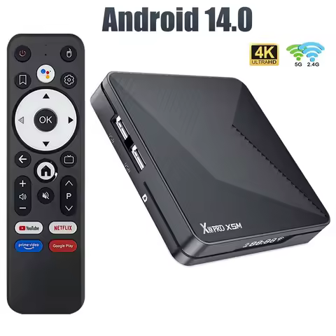 X88 PRO S905X5M Smart TV BOX Android 14 Quad Core Amlogic S905X5M TV Box HDR 8K Dual Wifi 2G 64G BT5