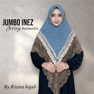 Hijab instan Inez renda mewah cantik by rizwa kerudung wanita muslim